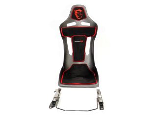 GT-Max Slim Matt CF Seat with customized Alcantara padding + plug&play rails & slider kit for S2000.