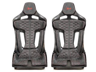 Bespoke performance meets premium luxury. We are proud to introduce this custom configuration for the KevMannz GT-Max Non-Reclinable Carbon Fiber Bucket Seat. 

This pair features Charcoal color Alcantara padding, perfectly accented by an intricate Red honeycomb stitching pattern Audi style. We finished this build with distinct Audi S4 logo stitching for the ultimate personal touch. 🏁 

Upgrade your ride with the best. DM for inquiries.