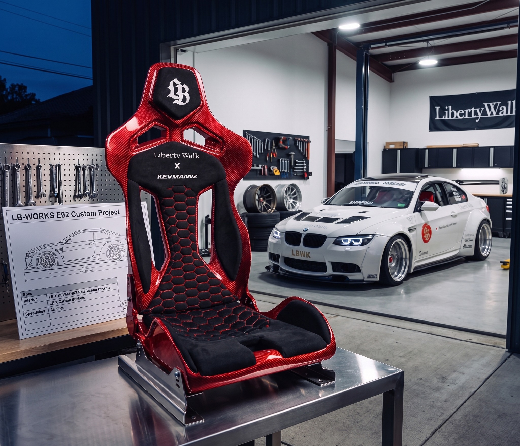 Pure perfection in every custom detail. π΄β¨
Take a closer look at the KevMannz GT-Touring Reclinable Full Carbon Fiber Bucket Seat, crafted specifically for an epic project. This masterpiece features a fully customized configuration built to stand out from every angle:
πΊ Striking Red Carbon Fiber shell
πΊ Custom upholstery black Alcantara padding for premium comfort and maximum grip
πΊ Eye-catching red honeycomb stitching pattern
πΊ Finished with custom logo stitching for a truly unique touch
Stay tuned to see this beauty install to Liberty Walk BMW E92 @wild350z
#KevMannz #GTtouring #BucketSeat #RedCarbonFiber #BMWE92