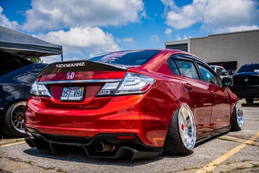 CF Duckbill Trunk Spoiler For 9th Gen Civic Sedan 12 15 Kevmannz