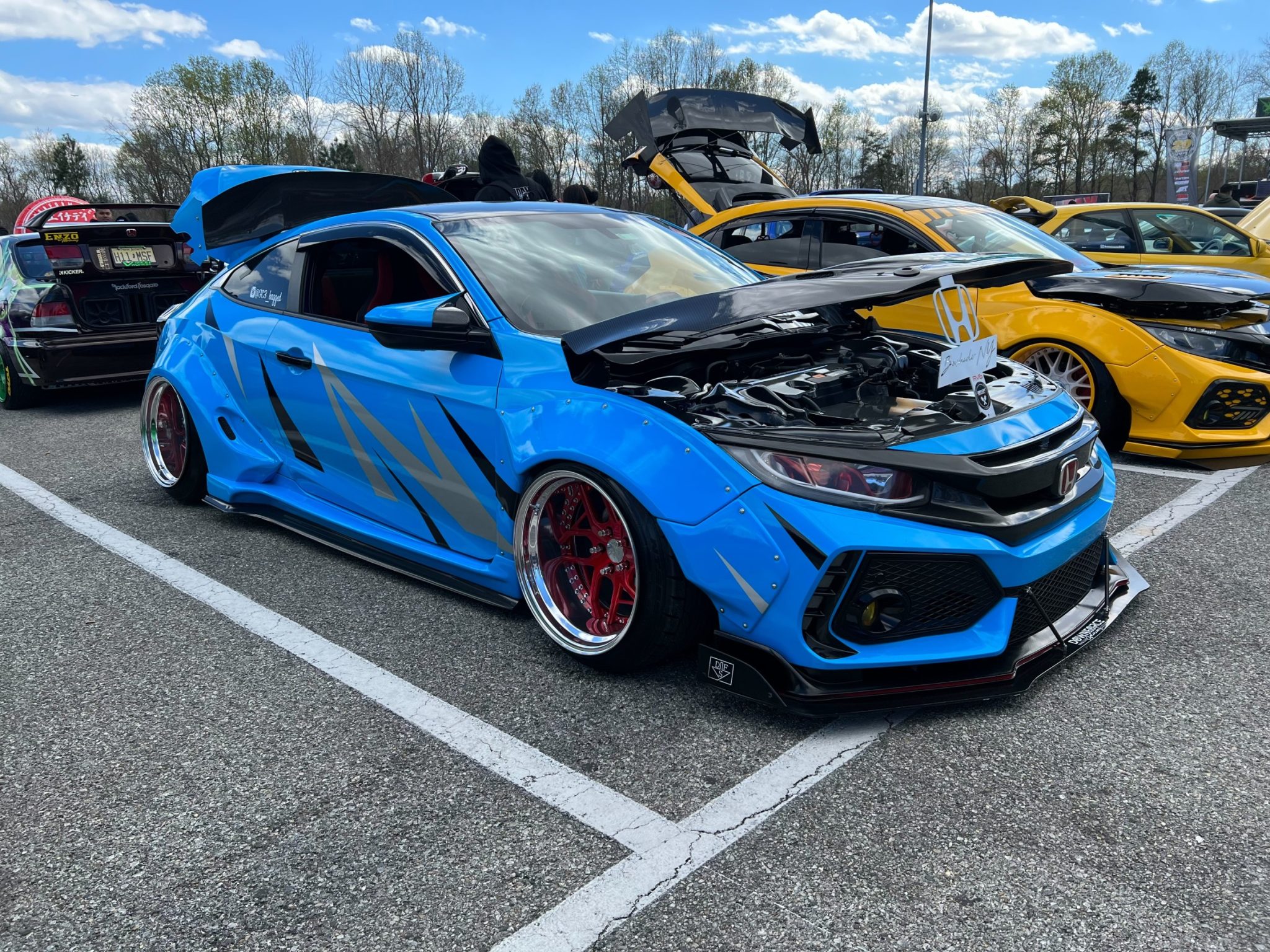 Beginner Wide Body Kit for 10th gen Civic Coupe 1620 Kevmannz