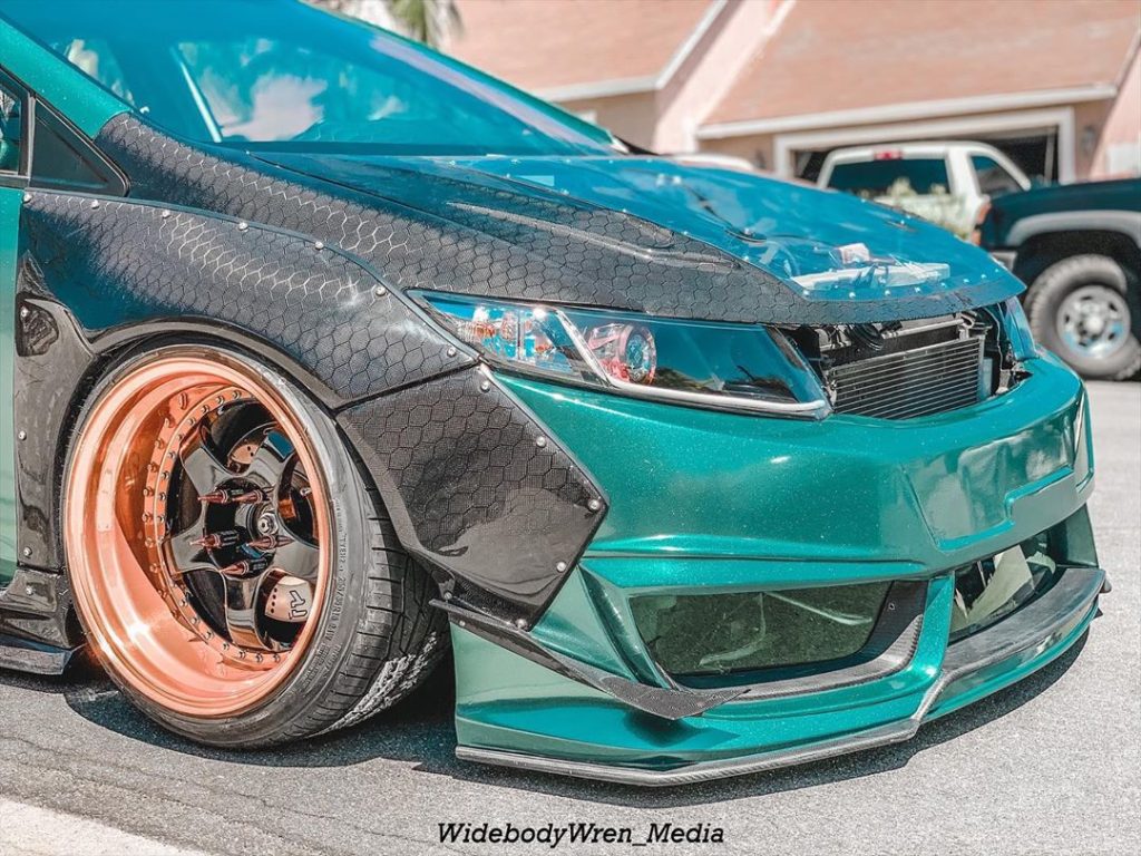 Beginner Wide Body Kit For Th Gen Civic Sedan Full Carbon Fiber Kevmannz