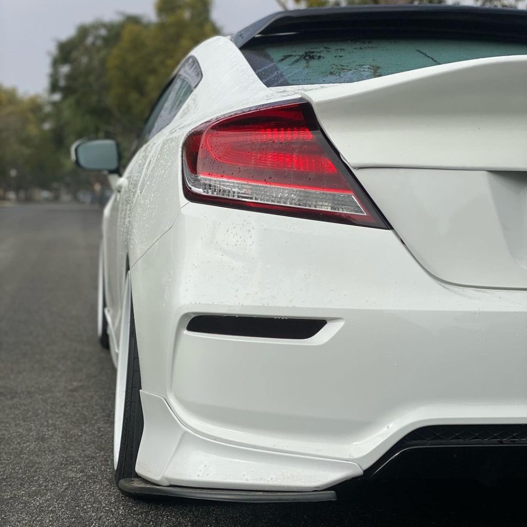 ABS Plastic Duckbill Trunk Spoiler for 9th gen Civic Coupe 1215