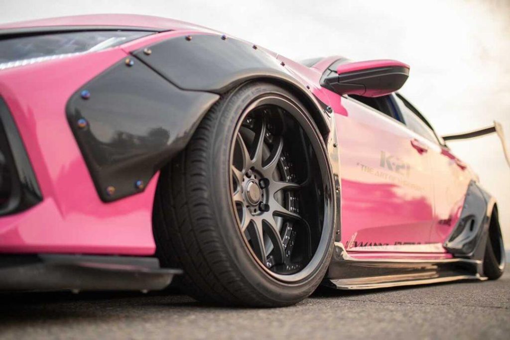 Full Wide Body Kit for 10th gen Civic Hatchback 1620 (Full Carbon