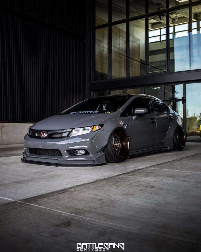 Full Wide Body Kit for 9th gen Civic Sedan 13-15 - Kevmannz