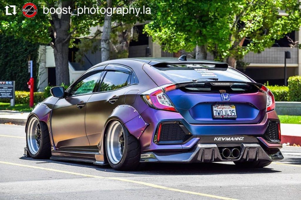 Full Wide Body Kit For 10th Gen Civic Hatchback 16-20 - Kevmannz