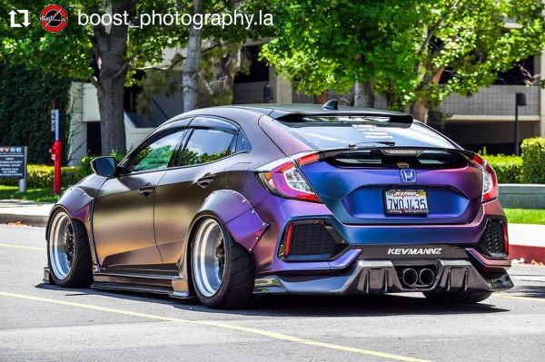 Full Wide Body Kit for 10th gen Civic Hatchback 16-20 - Kevmannz