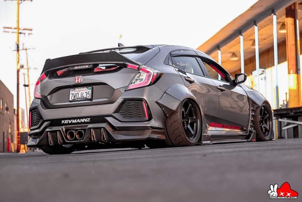 Full Wide Body Kit For 10th Gen Civic Hatchback 16-20 - Kevmannz