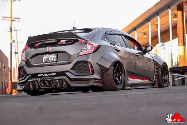 Full Wide Body Kit for 10th gen Civic Hatchback 16-20 - Kevmannz