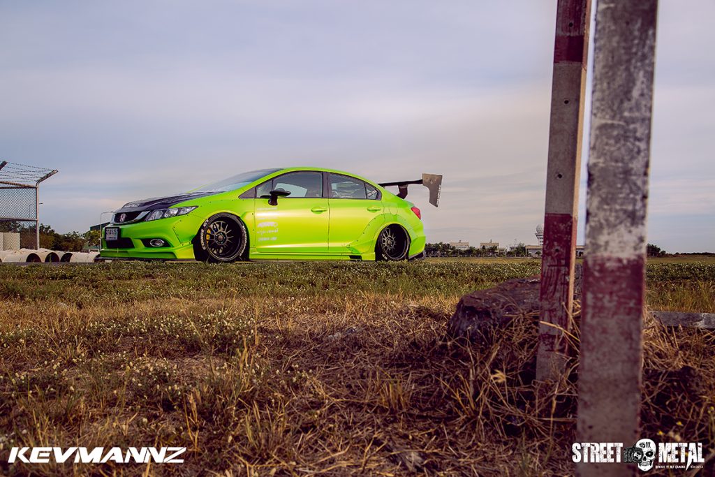 Full Wide Body Kit For 9th Gen Civic Sedan 2012 - Kevmannz